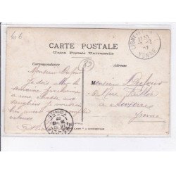 AVALLON: hiver, statue, promenade vauban - très bon état