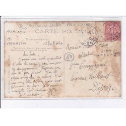 AVALLON: "au pauvre diable" magasin - état