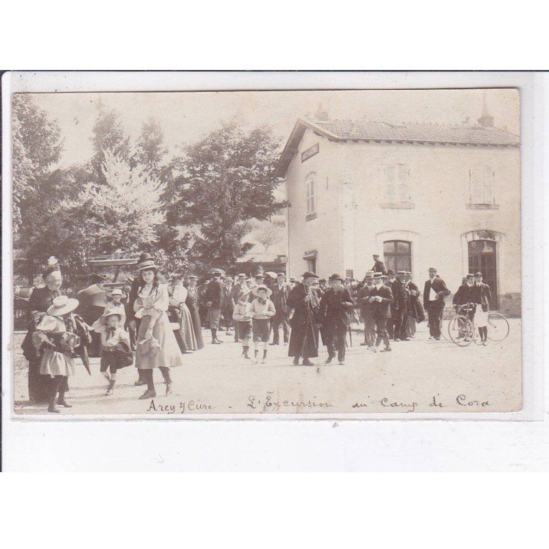 ARCY-sur-CURE: l'excursion au camp de cora, gare - très bon état