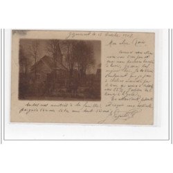 GIZAUCOURT : carte photo en 1902 - très bon état