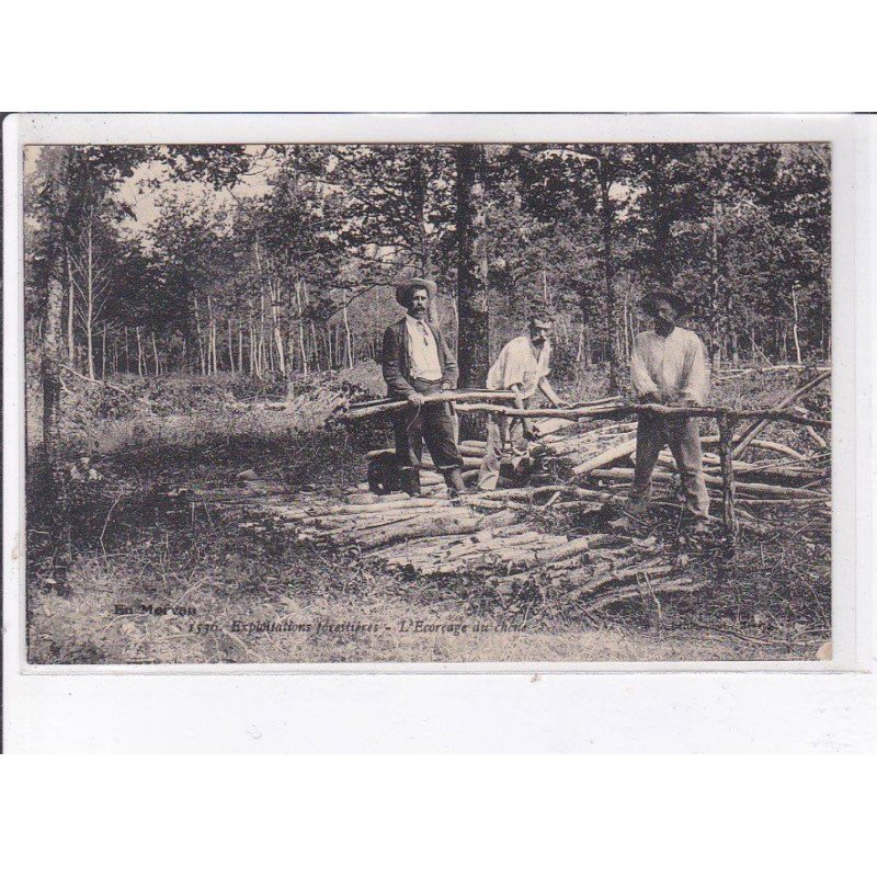 YONNE: l'écorçage du chêne - très bon état