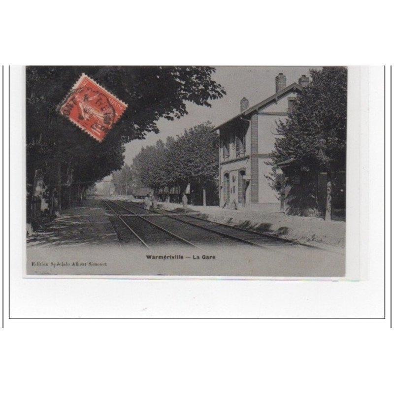 WARMERIVILLE : la gare - très bon état