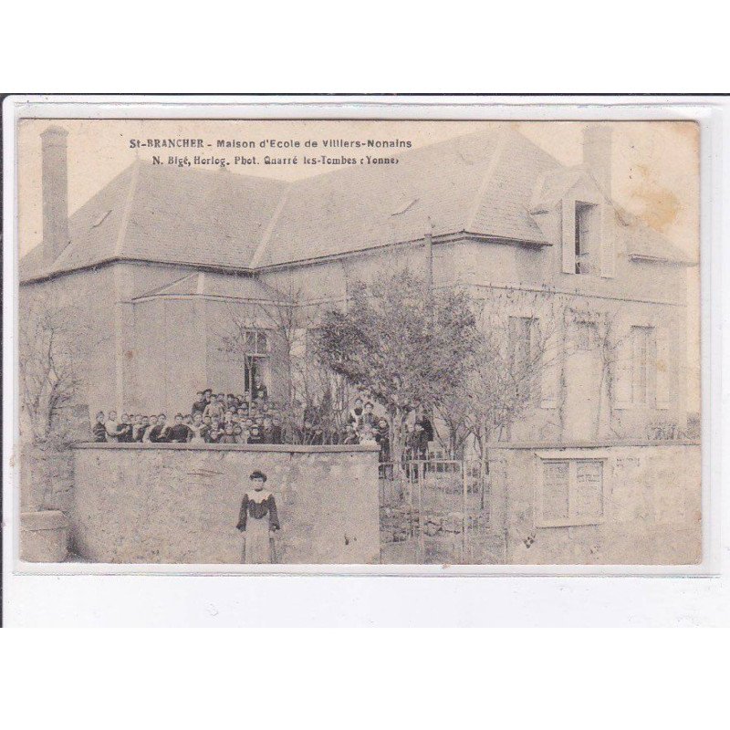 SAINT-BRANCHER: maison d'école de villiers-nonains - très bon état