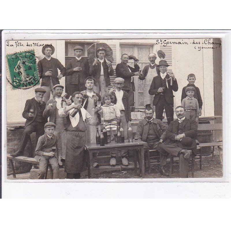 SAINT-GERMAIN-des-CHAMPS: la fête des macons - très bon état