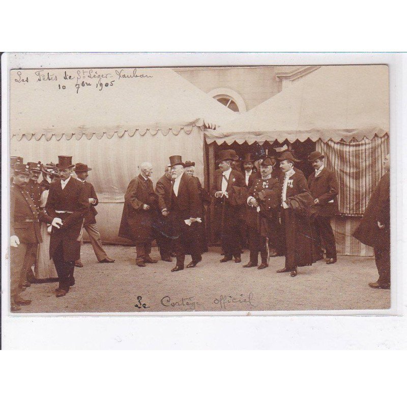 SAINT-LEGER-VAUBAN: les fête 1905 - très bon état