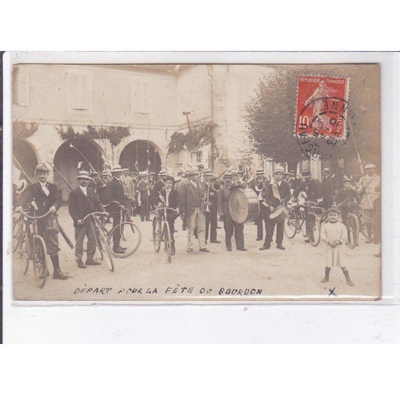 SAINT-FARGEAU: concours de pêche, départ pour la fête du bourdon - très bon état