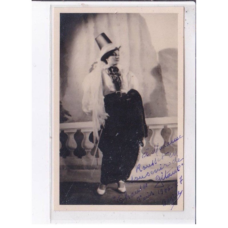 cinéma, autographe, actrice inconnu - très bon état