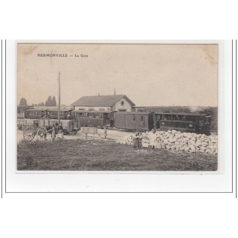 HERMONVILLE : la gare - très bon état