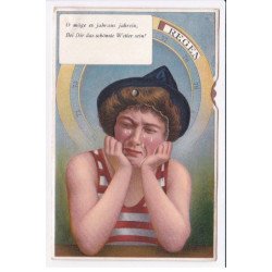 SYSTEME : femme (humeurs) (roulette) (mechanical) - très bon état