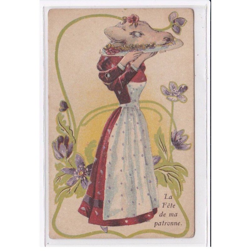 SYSTEME : femme à tete de veau (la tete de la patronne) (mechanical) - état SYSTEME : femme à tete de veau (la tete de la patronne) (mechanical) - état