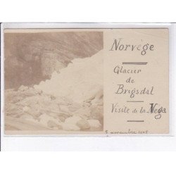 POLAIRE: norvège, glacier de brigsdale, visite de la nega, bateau - état