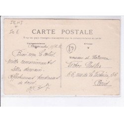 SENS: expériences d'aviation par M. Daucourt, blériot avec moteur viale - très bon état