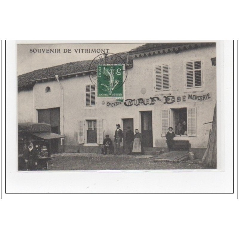 VITRIMONT : épicerie - café MUNIER POBE  - très bon état