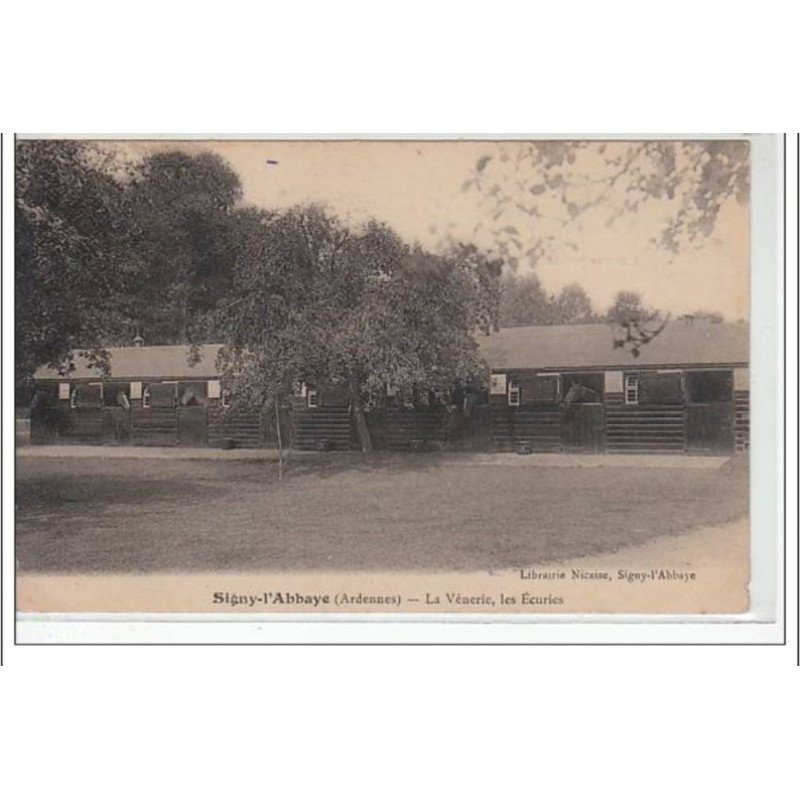 SIGNY L'ABBAYE - la Vénerie  - les écuries - très bon état