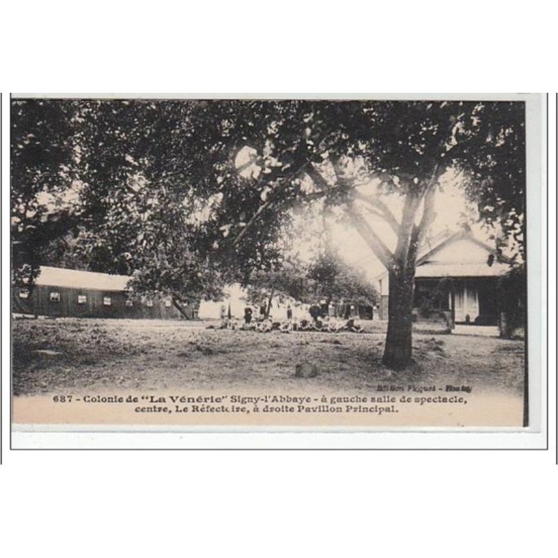 SIGNY L'ABBAYE - la Vénerie  - salle de spectacle, le réfectoire, Pavillon principal - très bon état