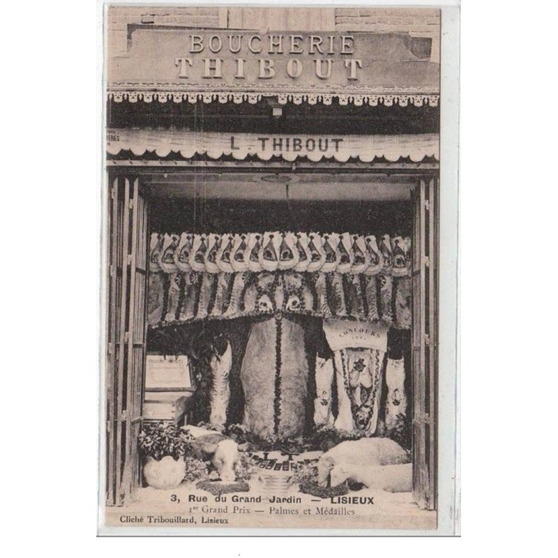 LISIEUX : boucherie Thibout - très bon état
