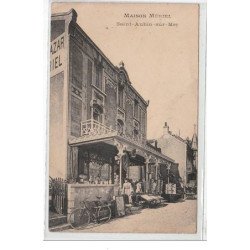 SAINT AUBIN SUR MER : maison MERIEL (cartes postales - Bazar ) - très bon état (un coin légèrement froissé)