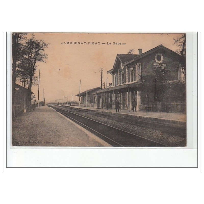 AMBRONAY-PRIAY - la gare - très bon état