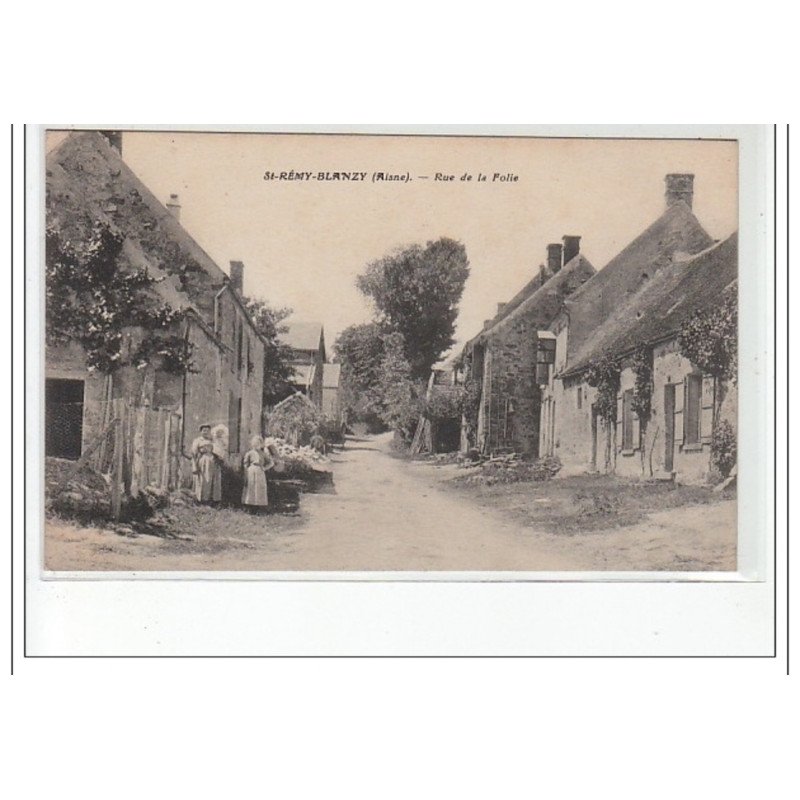 SAINT REMY-BLANZY - traces au dos -  très bon état