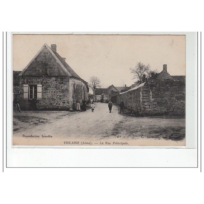 VIOLAINE - La rue principale  -  très bon état