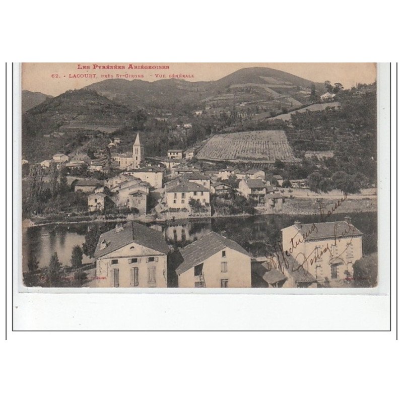 LACOURT près SAINT GIRONS - vue générale - très bon état