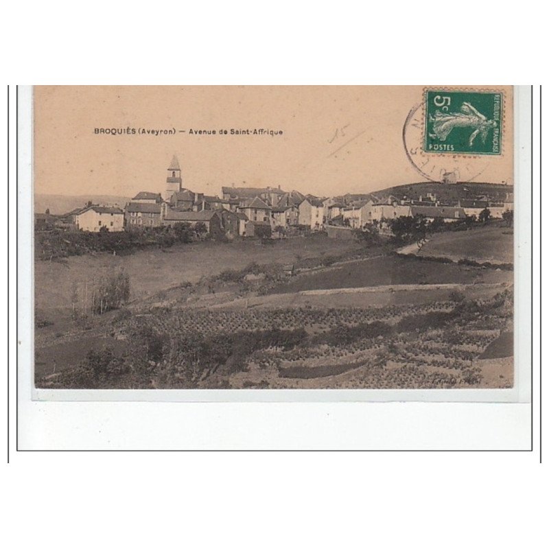 BROQUIES - Avenue de Sainte-Affrique - très bon état