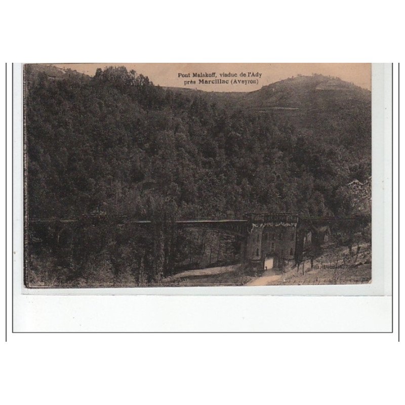 Pont Malakoff, viaduc de l'Ady près MARCILLAC - très bon état