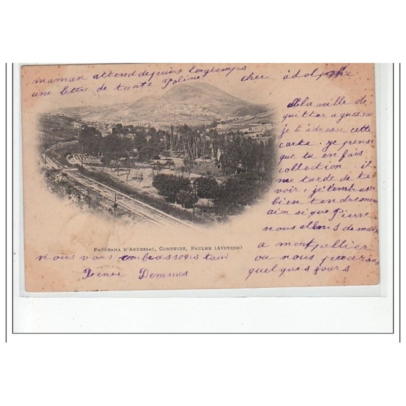 Panorama d'AGUESSAC, COMPEYRE, PAULHE - très bon état