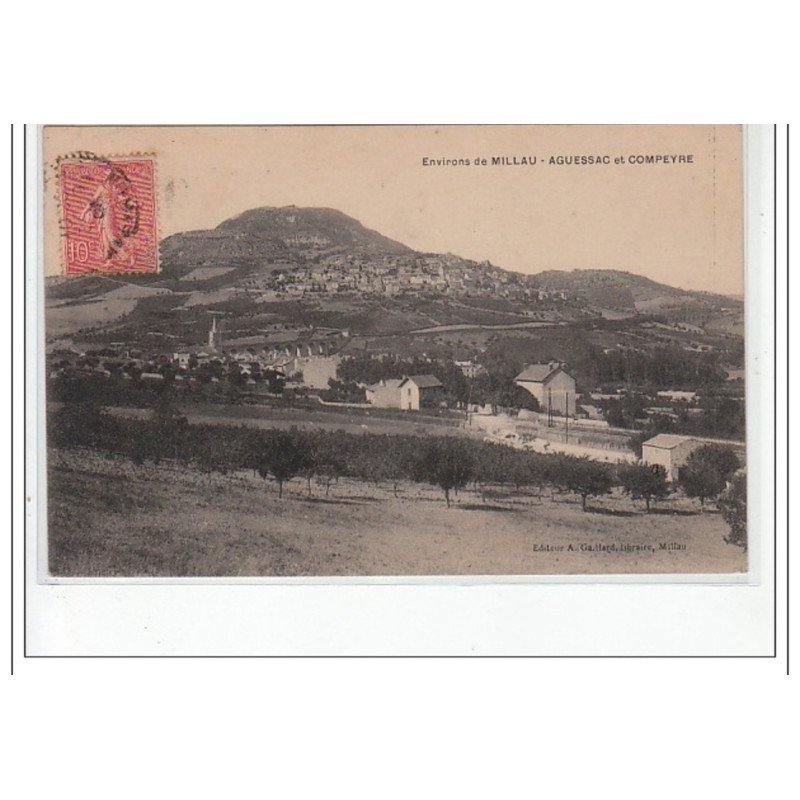 Environs de MILLAU - AGUESSAC, COMPEYRE - très bon état