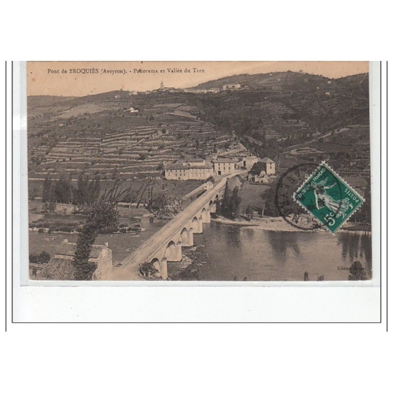 Pont de BROQUIES - Panorama et vallée du Tarn - très bon état