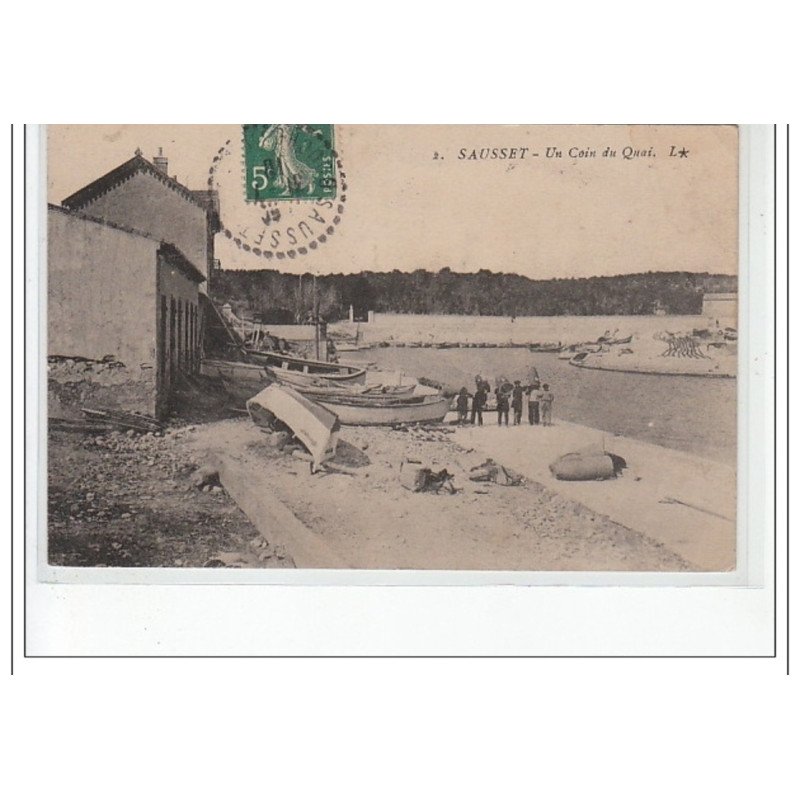SAUSSET - Un coin du quai - très bon état