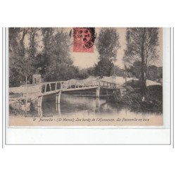 MARSEILLE - SAINT MARCEL - Les bords de l'Huveaune - la passerelle en bois - très bon état