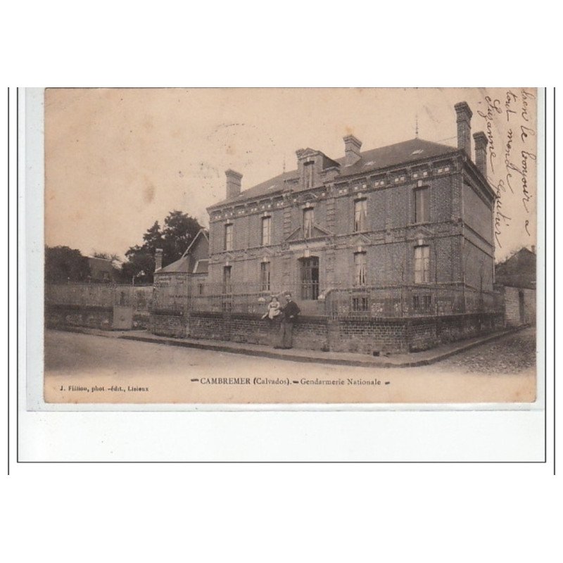 CAMBREMER - Gendarmerie Nationale - très bon état