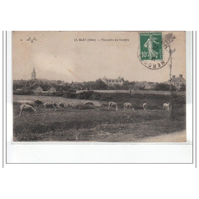 BLET - Vue prise du Gouffre - très bon état