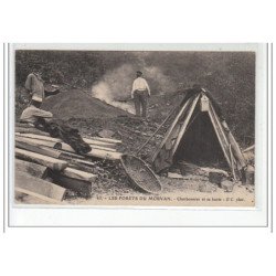 Les Forêts du MORVAN - Charbonnier et sa hutte - très bon état