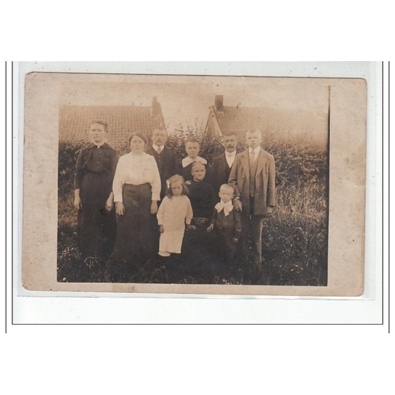 MARETZ - CARTE PHOTO - Famille - état