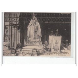 SAINT BRIEUC - la statue de ND de l'Espérance en procession - visite de la Madone à la cathédrale - très bon éta
