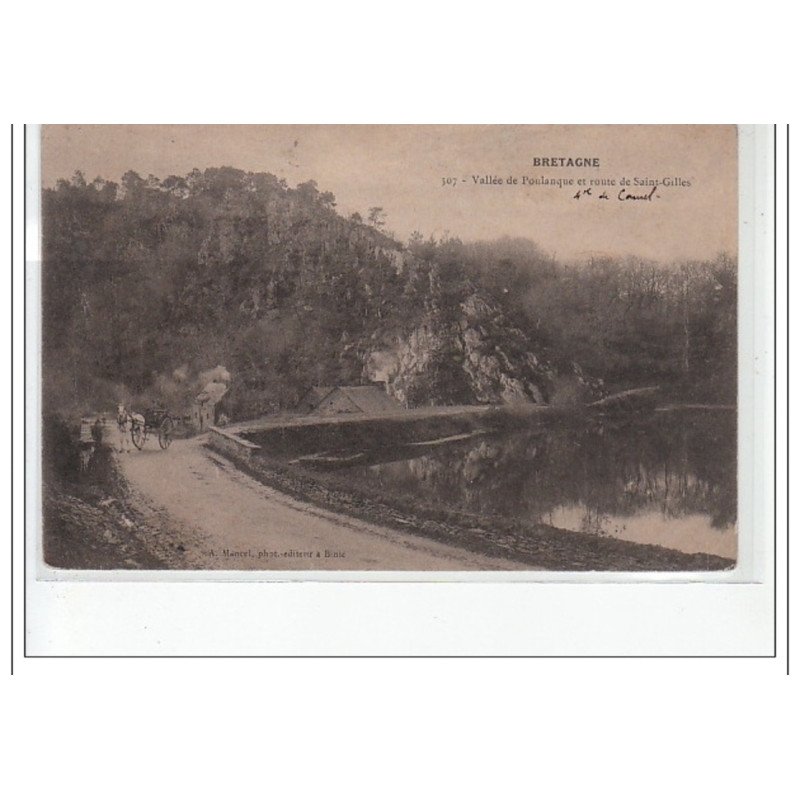 BRETAGNE - Vallée de Poulanque et route de saint-Gilles - très bon état