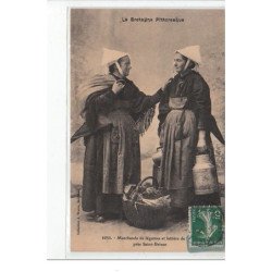 LANGUEUX  - Marchande de légumes et Laitière de Langueux, près Saint-Brieuc - très bon état