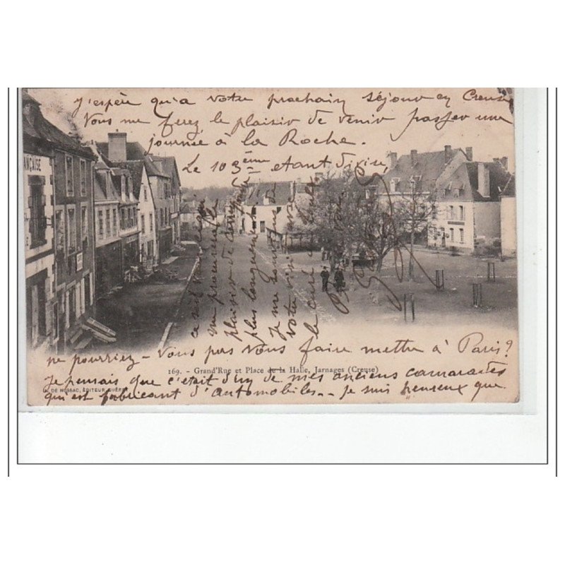 JARNAGES - Grand'rue et Place de la halle - très bon état JARNAGES - Grand'rue et Place de la halle - très bon état