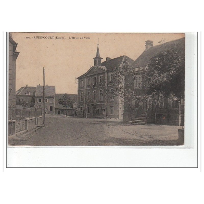 AUDINCOURT - l'hôtel de ville - très bon état