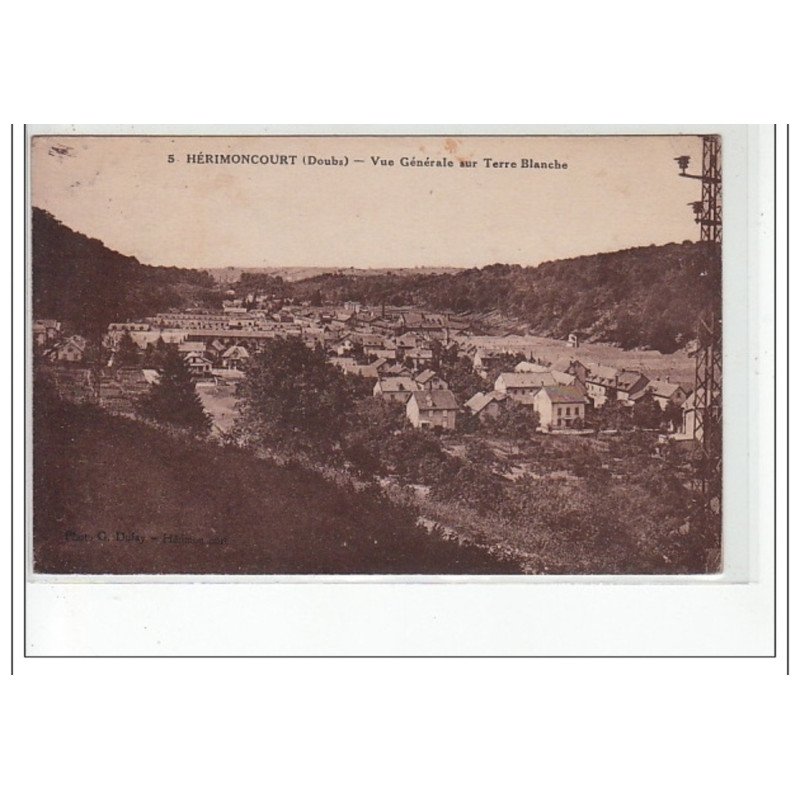 HERIMONCOURT - Vue générale sur Terre Blanche - très bon état