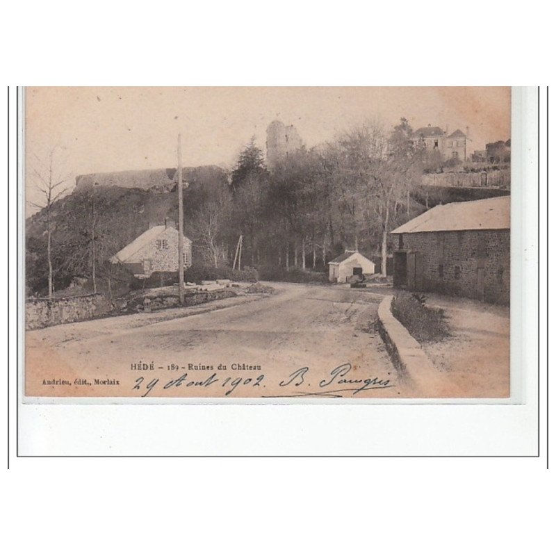 HEDE - Ruines du château - très bon état