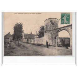 ASCOUX - Le Donjon et l'église - très bon état