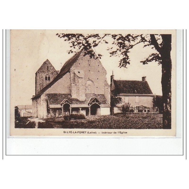 SAINT LYE LA FORET - Intérieur de l'église - très bon état