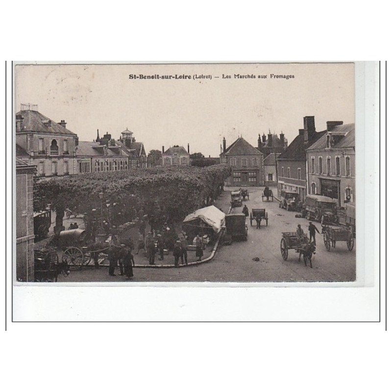 SAINT BENOIT SUR LOIRE - Le Marché aux fromages - très bon état