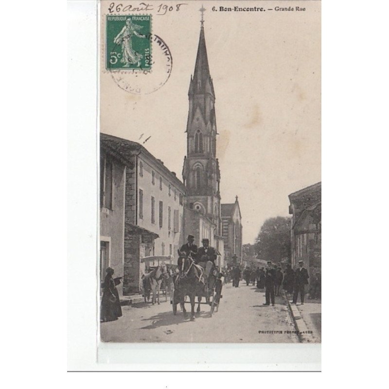 BON-ENCONTRE - Grande Rue - très bon état BON-ENCONTRE - Grande Rue - très bon état