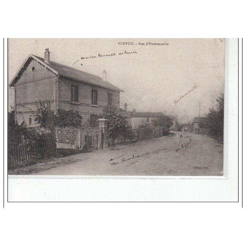 SOMPUIS - Rue d'Humbauville - très bon état