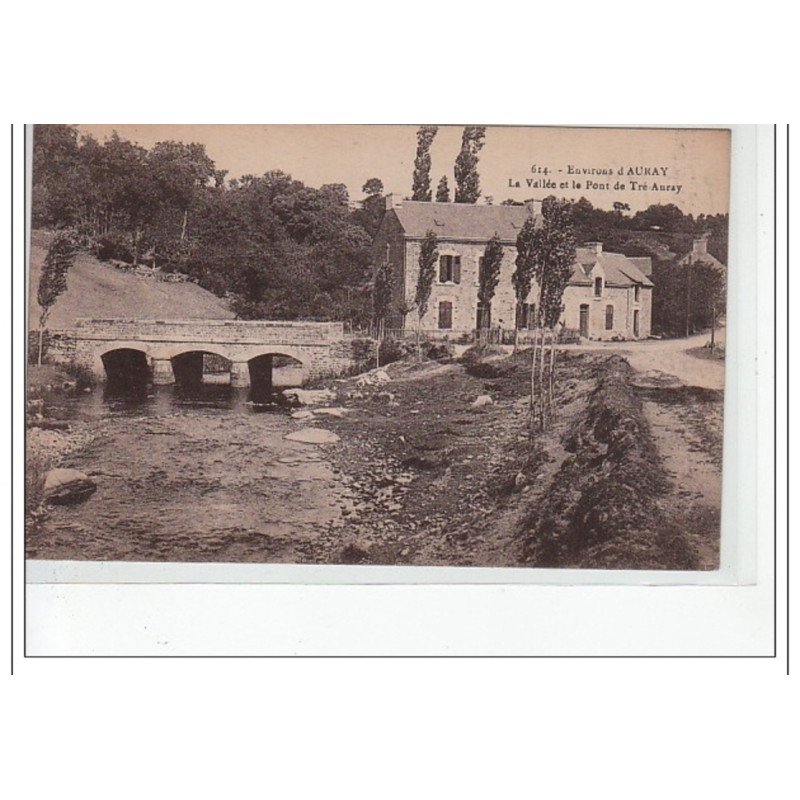 Environs d'AURAY - la vallée et le Pont de Tré-Auray - très bon état