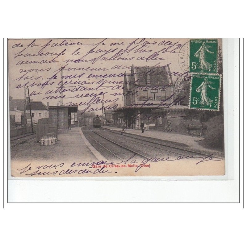 CIRES-LES-MELLO - Gare - très bon état